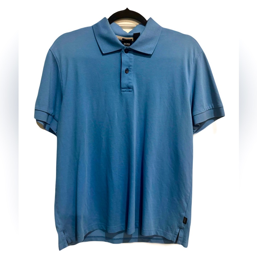 Boss Men's Sky Blue Polo Shirt